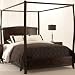 Belle Noir Canopy Bed Size: California King