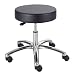 Safco 3431BL Pneumatic Lift Height-Adjustable Lab Stools, 17-22h, Black