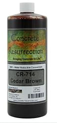Water Reducible Concentrate (WRC) Concrete Stain - Cedar Brown