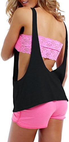 Women's Juniors Tank Top Sexy Open Sides and Back: CHARCOAL (SMALL)