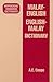 Book Malay-English English-Malay Dictionary (Hippocrene Standard Dictionary)