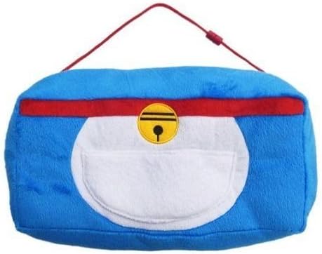 RARE Doraemon plush doll mascot stuffed toy Tissue cover case pocket Japan