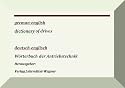 deutsch-englischTechnisches Woerterbuch Antriebstechnik - german-englisch dictionary of drives