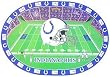 Indianapolis Colts Set of 4 Placemats - Football Sports Merchandise