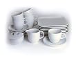 Schirnding Porzellan Serie Tutto Weiss Kaffeeservice 20tlg. Made by ARZBERG