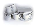 Schirnding Porzellan Serie Tutto Weiss Kaffeeservice 20tlg. Made by ARZBERG