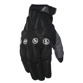 Joe Rocket Rocket Nation Mens Motorcycle Gloves Black/Black Medium