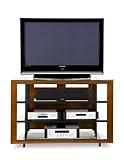 BDI Deploy 9628, Tall Double-Wide Open TV Stand - Natural Stained Cherry