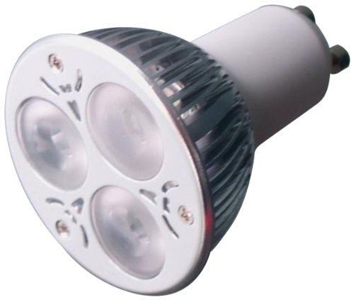 Encore DP-ESL3x2GU10A4 GU10 3 by 2-Watt High Power LED Bulb, Cool White, Non-Dimmable