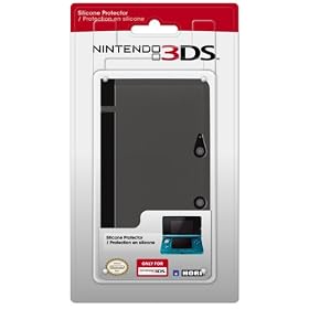 Hori Officially Licensed Silicone Protector - Black (Nintendo 3DS)