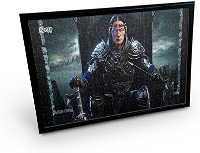 NEZY Adventure Game Middle-Earth 120 Pieces Jigsaw Puzzle with Table Photo Picture Home Decor Frame (11.4" x 7.9") - PUZME09
