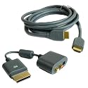 Microsoft Xbox 360 HDMI + Audio Dongle Adapter & Cable