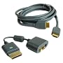 Microsoft Xbox 360 HDMI AV Cable+ Optical Audio Adapter
