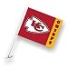 KANSAS CITY CHIEFS Double Sided Car Flags