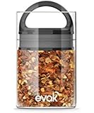 Prepara EVAK Glass Food Storage Container, Black Gloss Handle, Mini