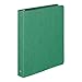 ACCO Presstex 1 Inch Ring Binder, 8.5 x 11 Inch Sheet Size, Dark Green (A7038616A), 1 each