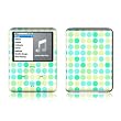 Dots Mint Design Protective Decal Skin Sticker for Apple iPod nano 3G (3rd Generation) 4GB/ 8GB Player