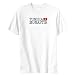T-Shirt White Elegant Flag 