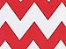 Red & White Chevron Stripe Gift Wrap Wrapping Paper - 16ft Roll