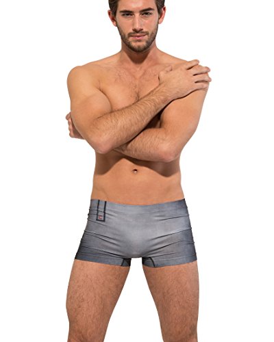 Croota Mens Graphic Print Low Rise Seamless Cut Boxer Briefs, FH02SM Croota Mens Graphic Print Low Rise Seamless Cut Boxer Briefs, FH02SM