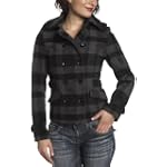 Levi's Women's Wool Plaid Peacoat