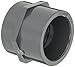 GF Piping Systems PVC Pipe Fitting, Adapter, Schedule 80, Gray, 3/4