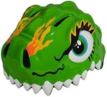 Brave Kids Toddler Scooter, Bicycle ,Skate Helmets From Denmark Designer -green Shark by ZM&amp;M