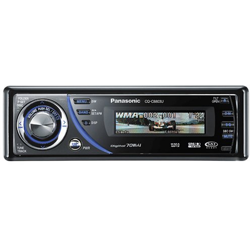 Panasonic CQ C8803U WMA MP3 CD Player Receiver with Performance Digital Amp and 4096 Color OEL Display
