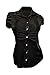 eVogues Women's Plus Size Satiny Button Front Dress Shirt