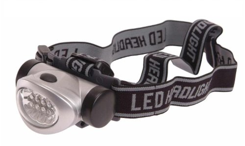 Dilight® Lighthouse 8 Led Headlight 3 Function Silver including free next day delivery top Garden Furniture product Dilight® Lighthouse 8 Led Headlight 3 Function Silver including free next day delivery picture