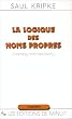 La logique des noms propres