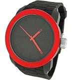 Diesel Men's DZ1457 Black Silicone Quartz Watch with Black Dial