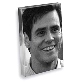 JIM CARREY - Canvas Print (LARGE A3 - Signed by the Artist) #js001
