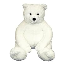 Melissa & Doug Giant Loveable Plush White Teddy Bear