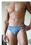 Rufskin Dante Denim Brief / Swimsuit for Men - Indigo blue