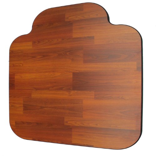Laminate Chair Mat Walnut 36x44 with Single Lip Campbellszzxdzsfs