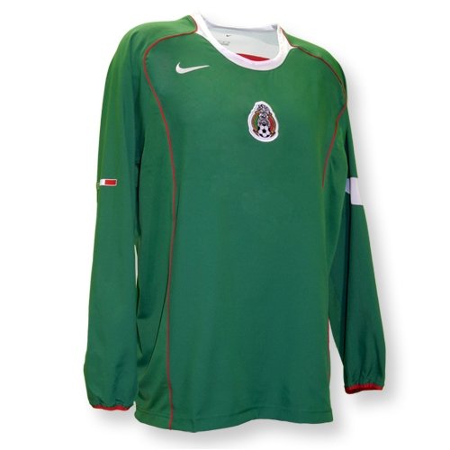 Nike Mexico Youth Jersey - Home - Long Sleeve - 2005 - 2006