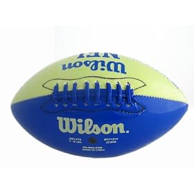 Wilson Junior NFL Illuminator Glow in the Dark Football by