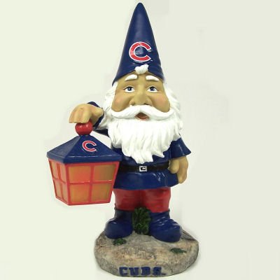Buy CHICAGO CUBS SOLAR POWERED LIGHTED GOOD LUCK GARDEN GNOME by Forever Collectibles