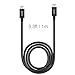 USB 3.1 Type C Cable, Type C to Type C, JOTO USB-C 3.1 Type-C Male to Type C Male Charging Cable Data Cable for Apple New MacBook, Chromebook Pixel, and more (Type C Male to Male, Black, 3.3ft/1m)