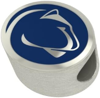 Penn State Nittany Lions Charm Fits Most Pandora Style Bracelets. In Stock for Fast Shipping