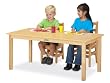 Jonti-Craft 56824JC 24" High Large Rectangle Table, Maple