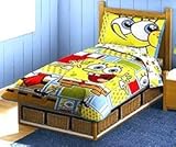 Spongebob Squarepants Toddler Bedding Set - 4pc Comforter Bed Set