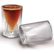 Bombs Away Durable Borosilicate Shot Wine Glasses /w Frosted interior finish - Set of 2