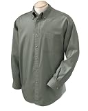 Devon & Jones Classic Men's Long-Sleeve Titan Twill. D500