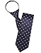H2H Mens Comfortable Zipper Neck Tie Of Various Unique Dot Patterned