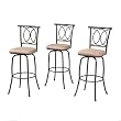 Linon Home Decor 02836MTLSET-01-KD Metal Stools Bar Stool,