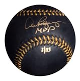 Alex Rodriguez Autographed Black Leather Baseball with MVP Inscription