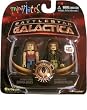 Battlestar Galactica Minimates 2Pk Collectible Figures - Number Three D'Anna Biers Vs. Number Eight Sharon Valerii