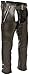 Milwaukee ML1191-5X-BLACK Four Pocket Leather Chaps, 5X-Large, Black